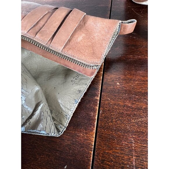 BCBGIRLS CHESTER Womens Boots Leather 6B Brown Straps Factory Distressed - Picture 7 of 10